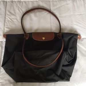 Longchamp Le Pliage - Charcoal, Large